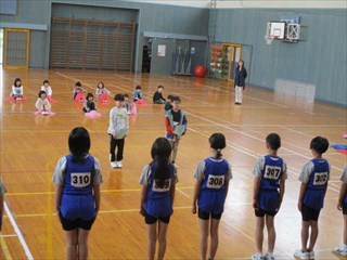 ４年生のあいさつ