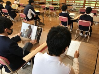 朝読書の様子です