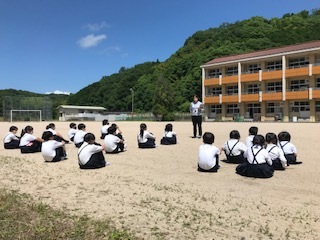 避難訓練の様子