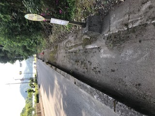 整備後の歩道の様子