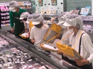 魚売り場の様子