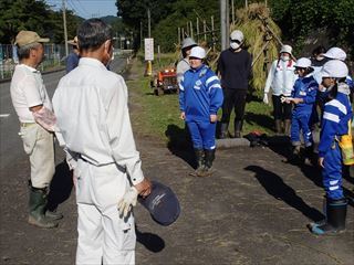 終わりの会の様子