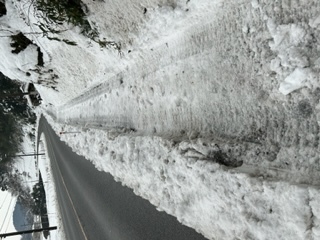 歩道の雪かき