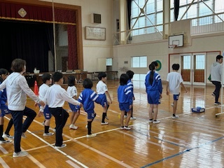 行進の練習