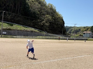ソフトボール投げ