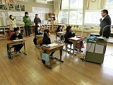 2年生の学活の授業の様子