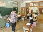 1年生の公開授業の様子