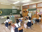 2年生の公開授業の様子