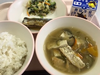 10月11日給食