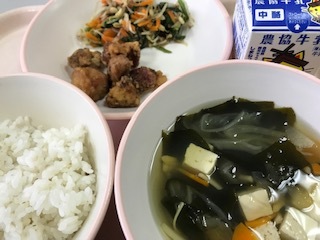 10月12日給食