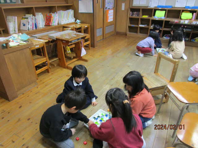 一日入学子どもたち