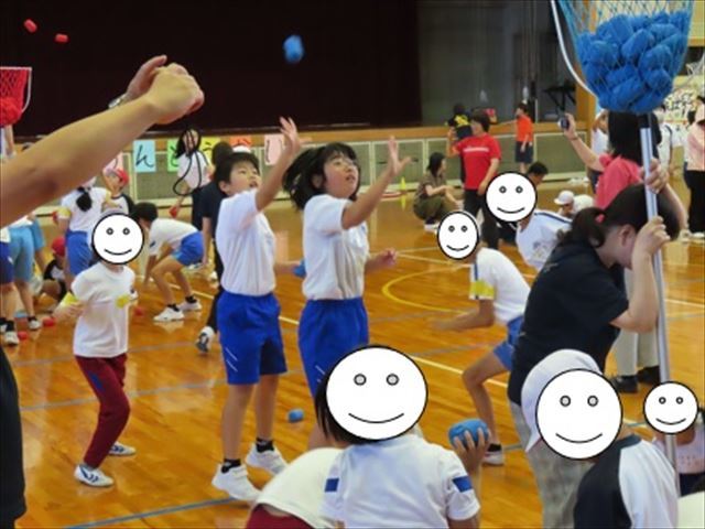 玉入れの様子