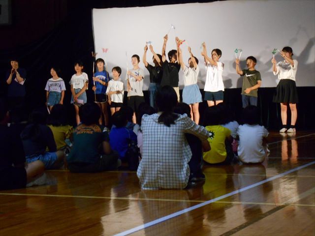 演出後の様子