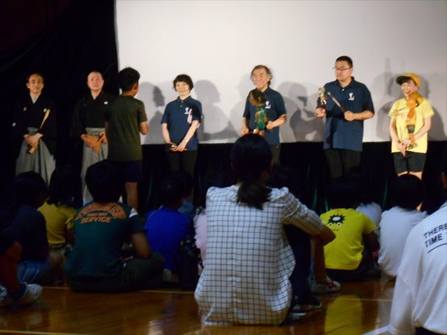児童代表がお礼