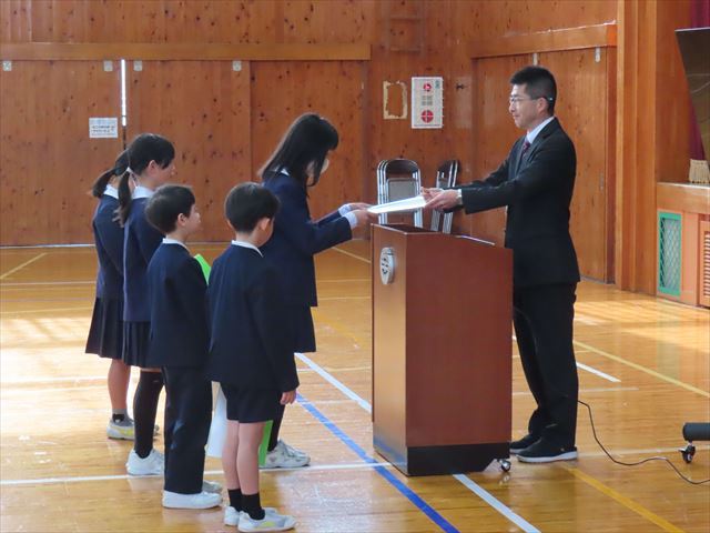 修了式の様子１