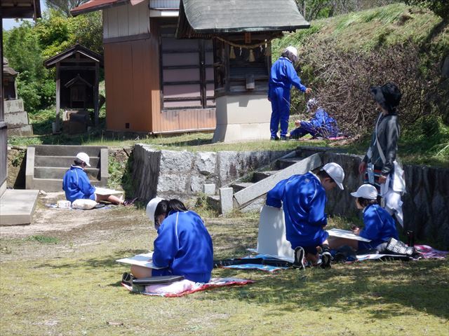 スケッチの様子２