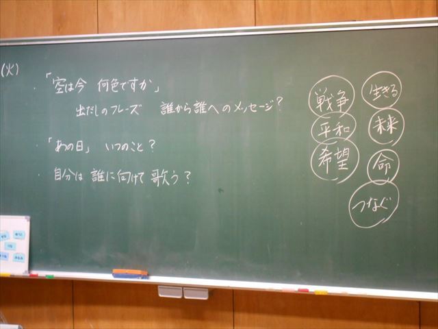 板書の様子