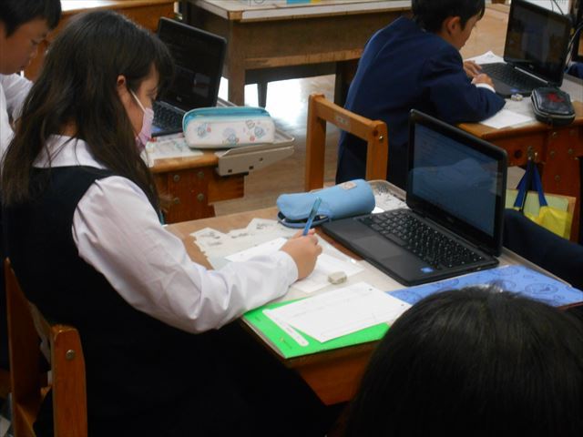 学習の様子２