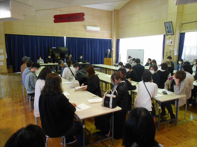 PTA総会の様子