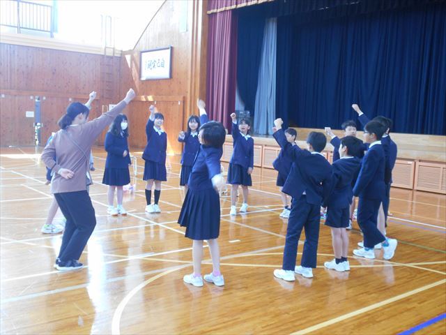 6年生の振り返りの様子