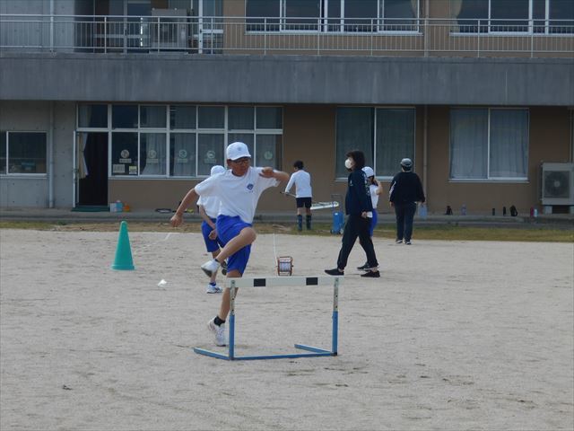 ハードル走練習の練習