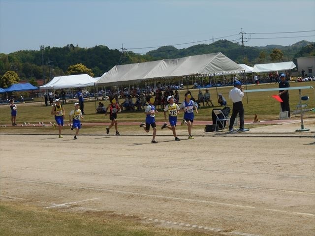 6年男子1000mの様子