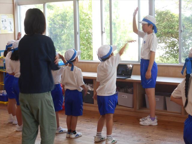 青組の練習の様子２