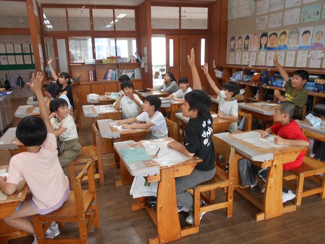 3・4年生の授業の様子１