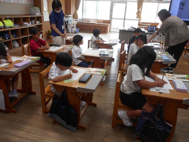 1年生の国語の様子
