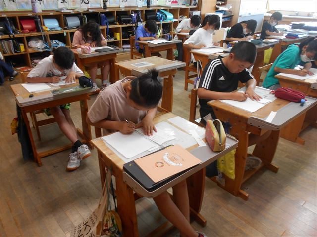6年生の授業の様子