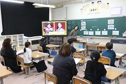 2年生の授業の写真
