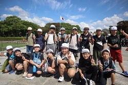 平和公園での集合写真