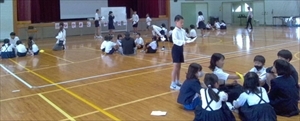 人権集会の様子です。