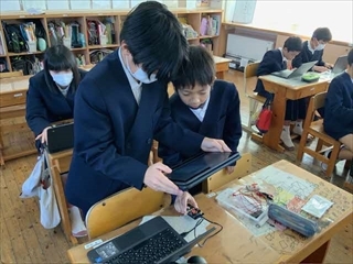 紹介するための動画を取っています。