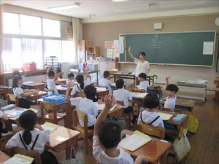 2年生教室の様子です