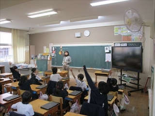 1年生の算数の授業