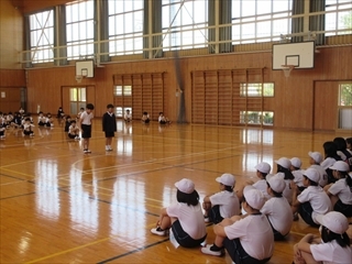 4年生児童のあいさつです。