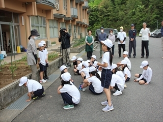 終わりの会の様子です。