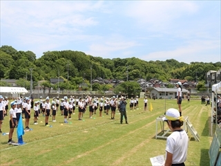 おわりのあいさつです。