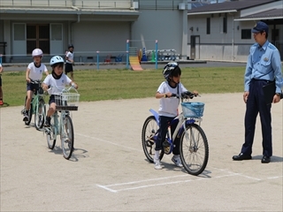 交差点での練習です。