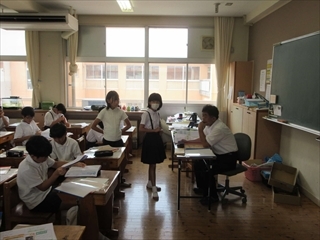 5年教室の様子です。