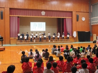 3年生の発表です。
