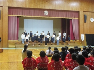 6年生の発表です。