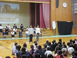 おわりに6年生のあいさつです。