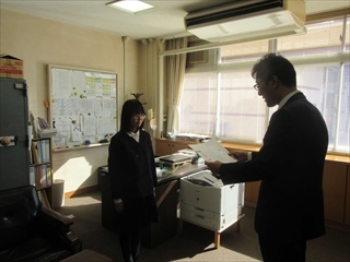 表彰式の様子です。