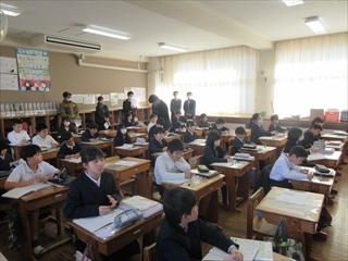 4年の道徳の授業です。