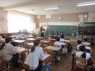 2学期の登校を振り返っています。