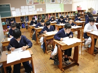 5年生教室の様子です。