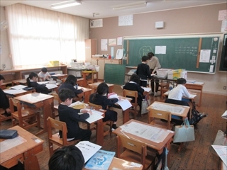 3年生教室の様子です。