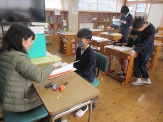 6年生教室の様子です。